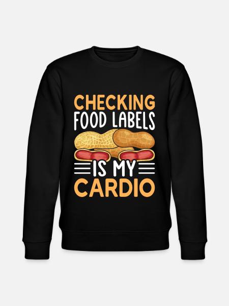 Peanut Allergy Nut Allergy Allergy - Stanley/Stella CHANGER Unisex Organic Sweatshirt - black