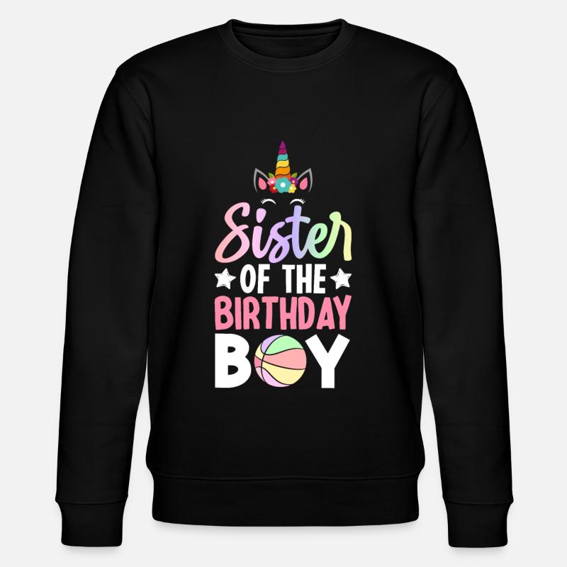 Basketballspieler - Stanley/Stella Unisex Bio-Sweatshirt CHANGER  - Schwarz