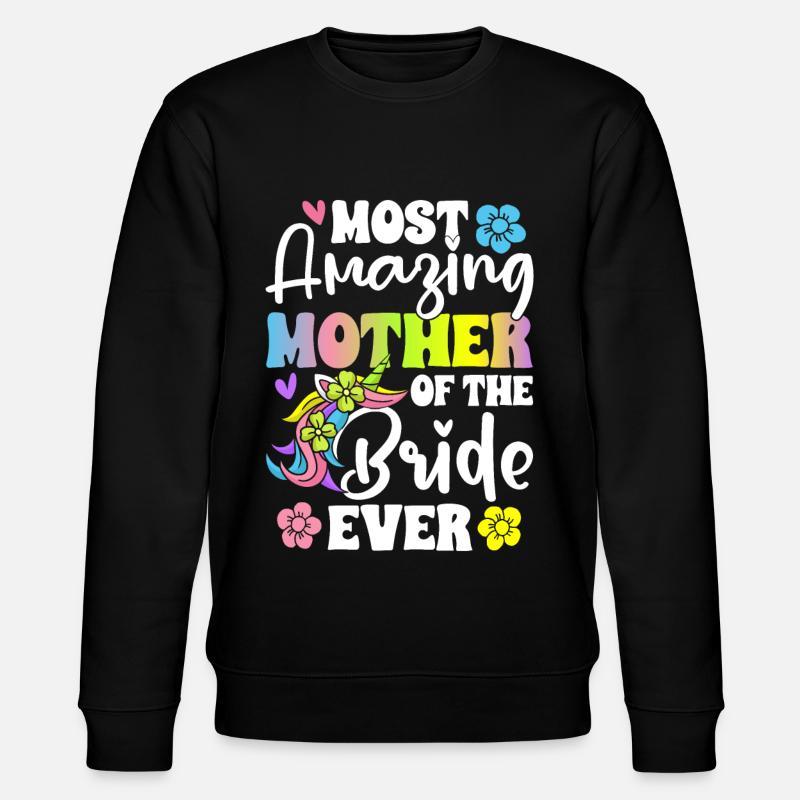 Douche nuptiale de mariage - Sweat bio CHANGER Stanley/Stella Unisexe - noir
