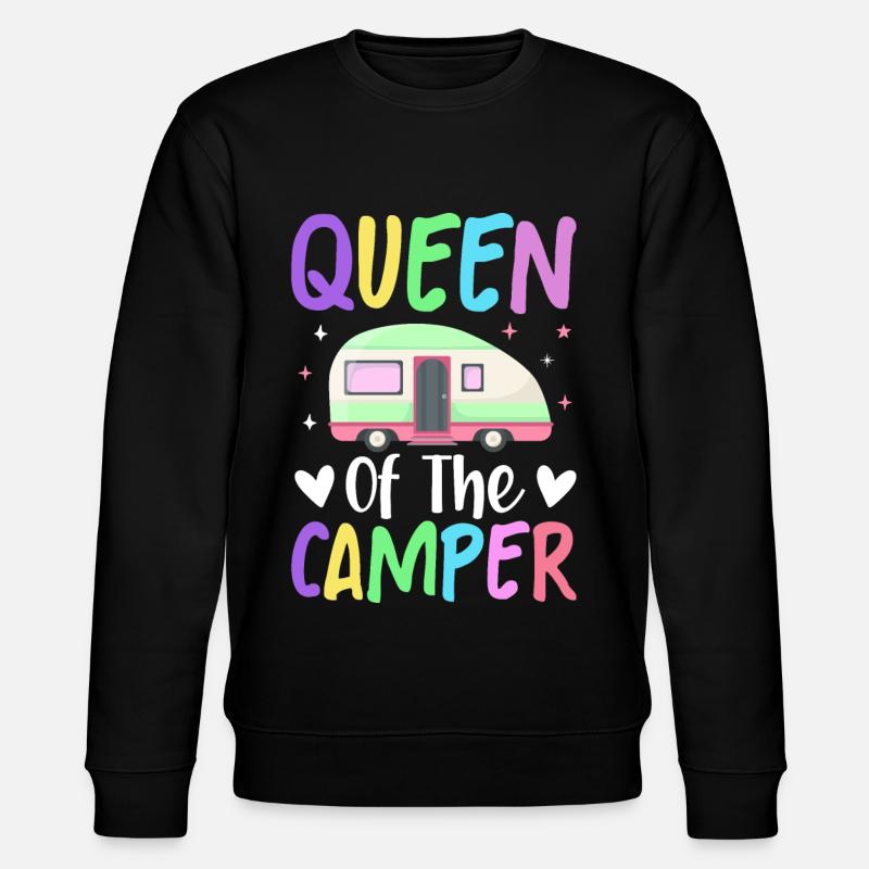 Femme Camper Camping-car Camping - Sweat bio CHANGER Stanley/Stella Unisexe - noir