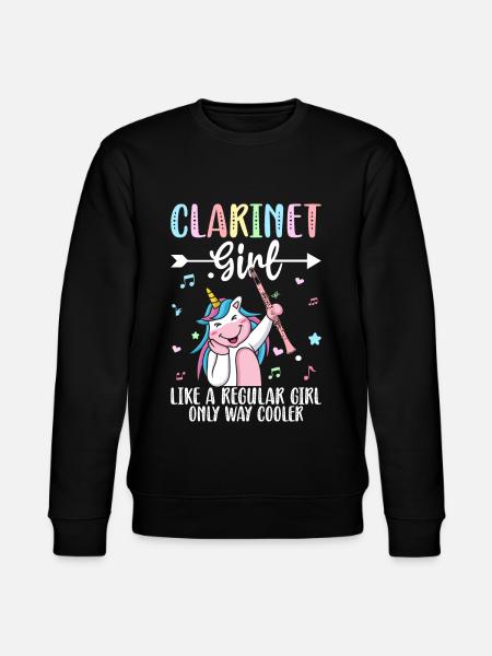 Clarinet player - Stanley/Stella CHANGER Unisex Organic Sweatshirt - black