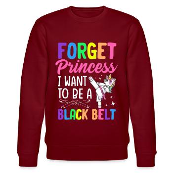 Jiu Jitsu Girls BJJ - Stanley/Stella CHANGER Unisex Organic Sweatshirt - burgundy - Front - Nik (191cm) & Marisol (170cm)