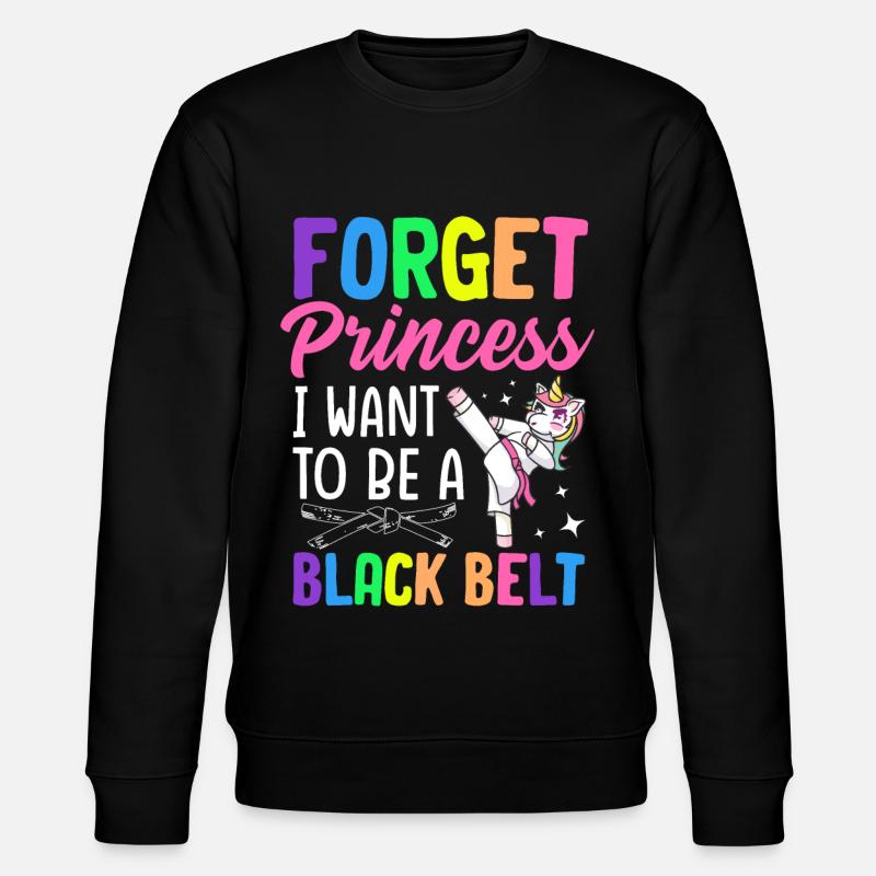 Jiu Jitsu Mädchen BJJ - Stanley/Stella Unisex Bio-Sweatshirt CHANGER - Schwarz