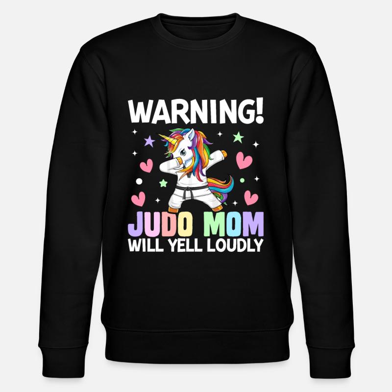 Martial Arts Mom - Stanley/Stella CHANGER Unisex Organic Sweatshirt - black