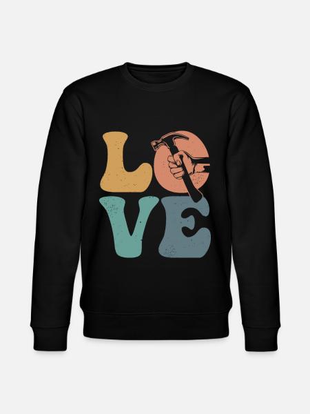 Charpentier, Menuisier, Menuisier, Menuiserie - Sweat bio CHANGER Stanley/Stella Unisexe - noir