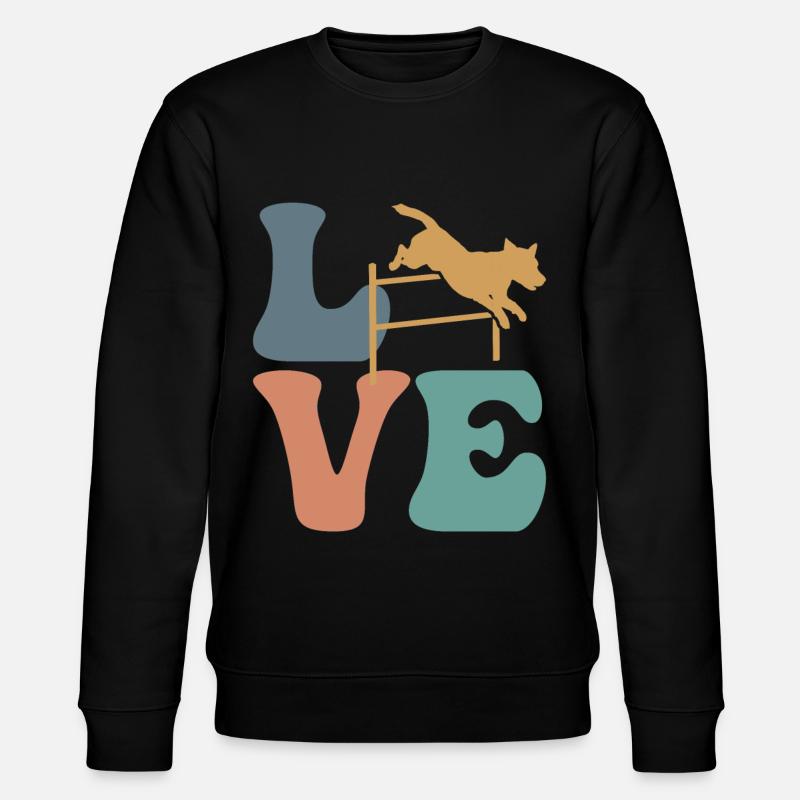 Dresseur de chiens Dog Agility - Sweat bio CHANGER Stanley/Stella Unisexe - noir