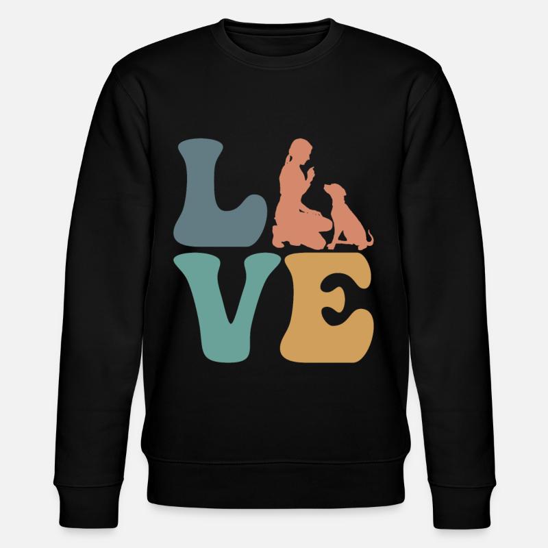 Dog Trainer Dog Training - Stanley/Stella CHANGER Unisex Organic Sweatshirt - black