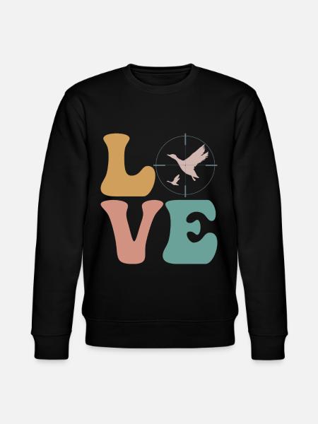 Duck Hunter Duck Hunting - Stanley/Stella CHANGER Unisex Organic Sweatshirt - black