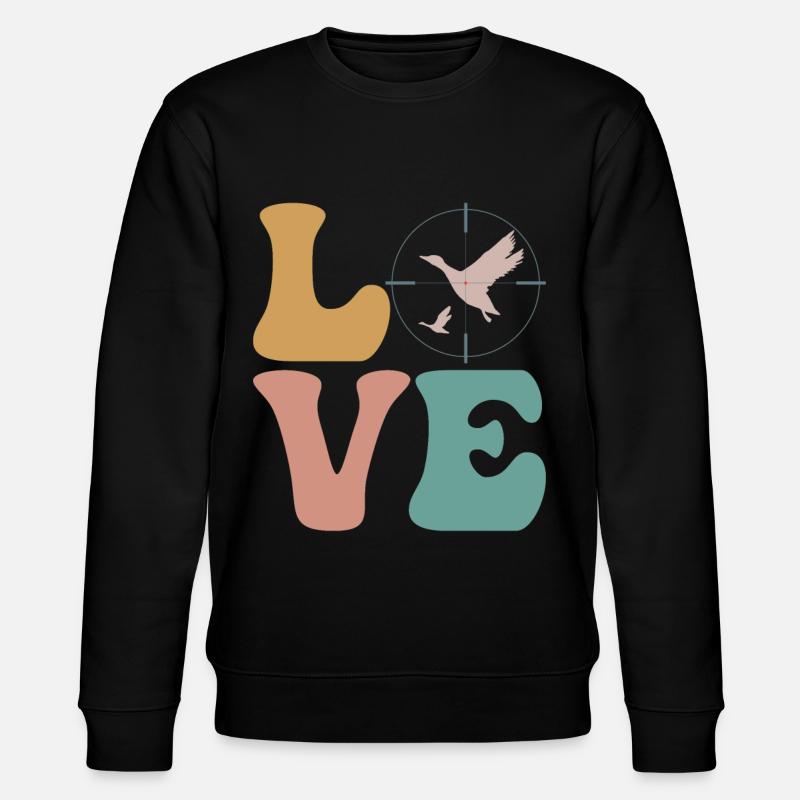 Duck Hunter Duck Hunting - Stanley/Stella CHANGER Unisex Organic Sweatshirt - black