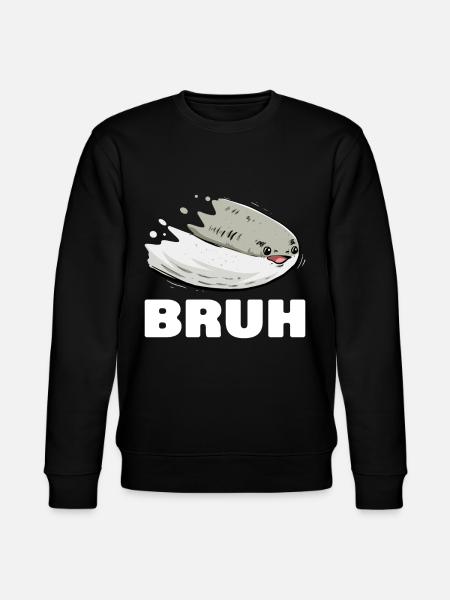 Funny Sacabambaspi Fish Meme - Stanley/Stella CHANGER Unisex Organic Sweatshirt - black