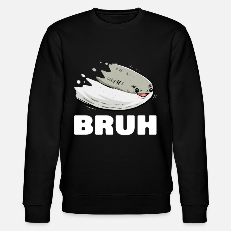 Funny Sacabambaspi Fish Meme - Stanley/Stella CHANGER Unisex Organic Sweatshirt - black