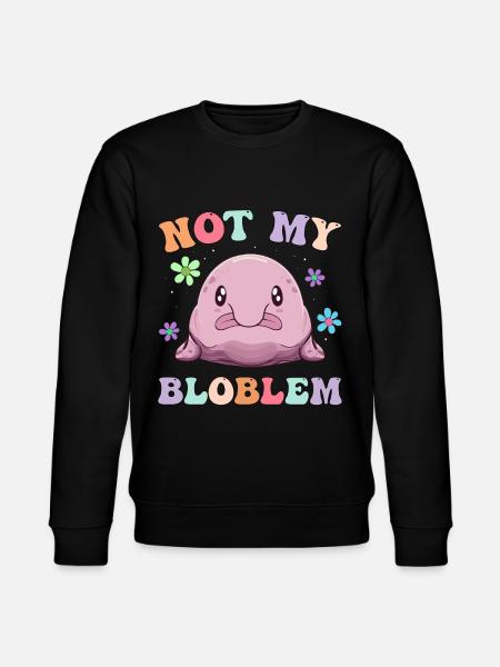 Groovy Blobfish - Stanley/Stella CHANGER Unisex Organic Sweatshirt - black