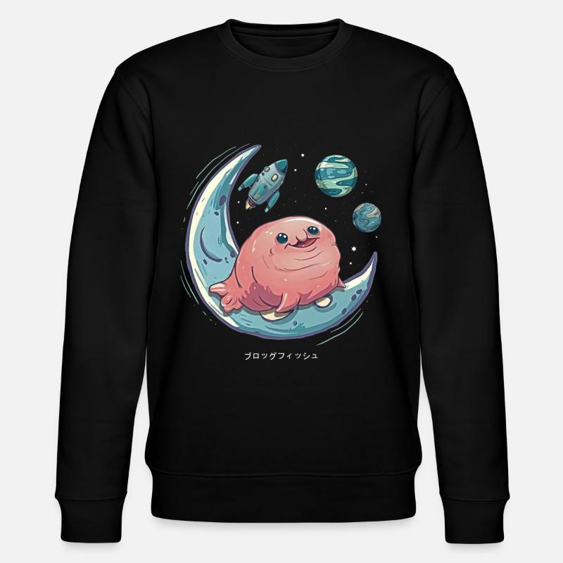 Planètes spatiales Kawaii Blobfish - Sweat bio CHANGER Stanley/Stella Unisexe - noir