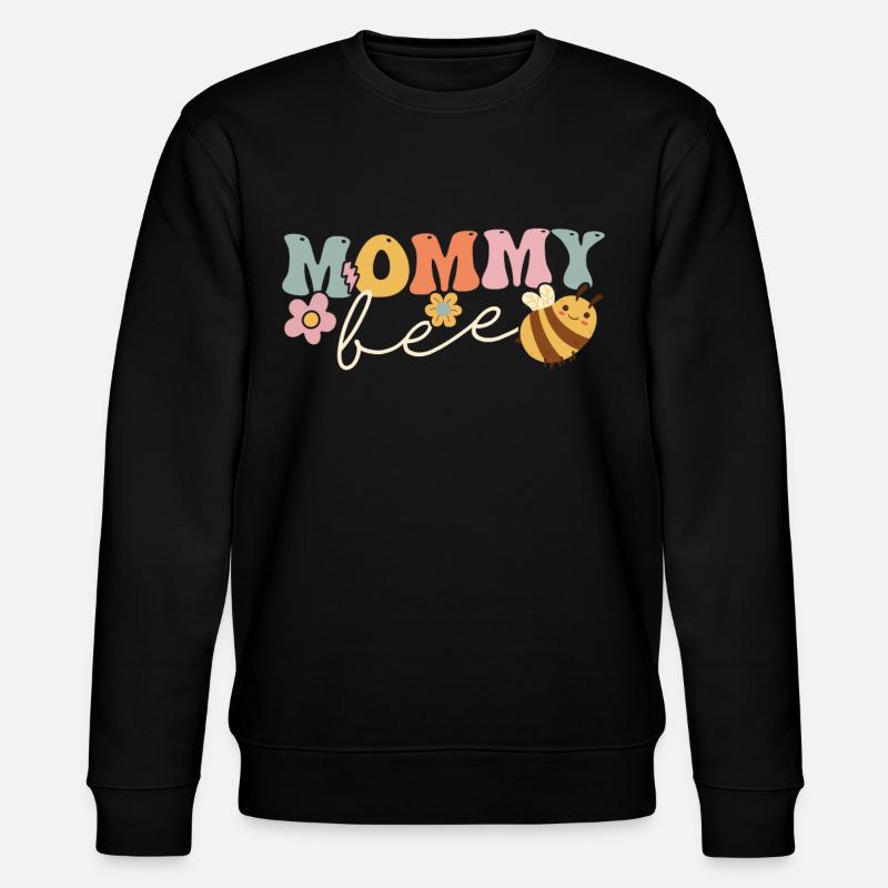Groovy Beekeeper Beekeeping Mother - Stanley/Stella CHANGER Unisex Organic Sweatshirt - black
