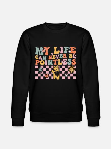 Groovy Ballerina Ballet Dancer - Stanley/Stella CHANGER Unisex Organic Sweatshirt - black