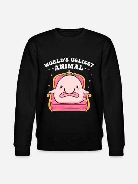 Funny Blob Fish - Stanley/Stella CHANGER Unisex Organic Sweatshirt - black
