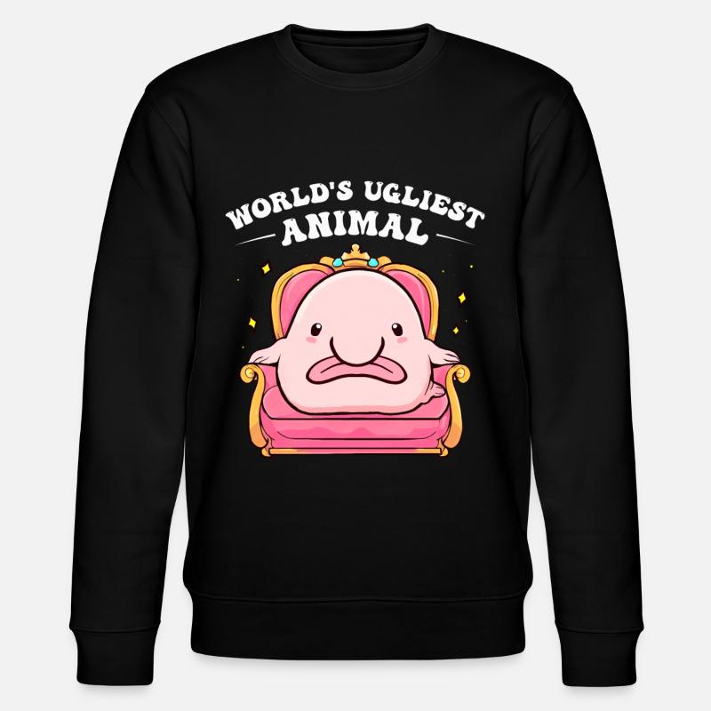 Drôle de poisson blob - Sweat bio CHANGER Stanley/Stella Unisexe - noir