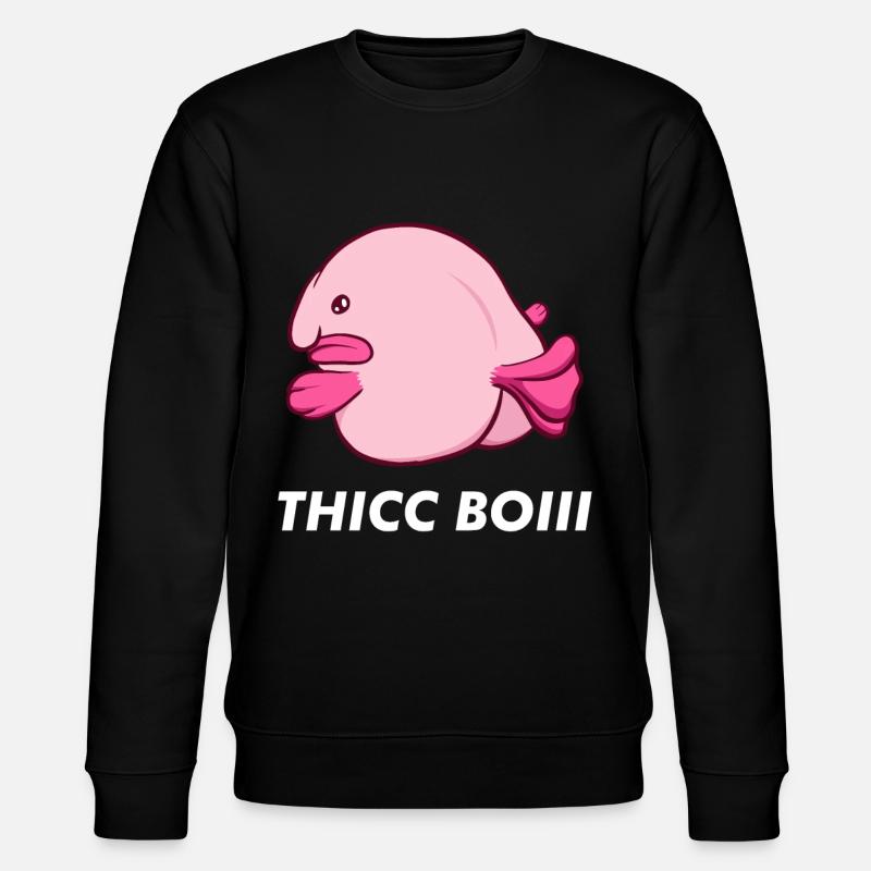 Poisson Blob Kawaii - Sweat bio CHANGER Stanley/Stella Unisexe - noir