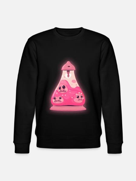Kawaii Blobfish Lava Lamp - Stanley/Stella CHANGER Unisex Organic Sweatshirt - black