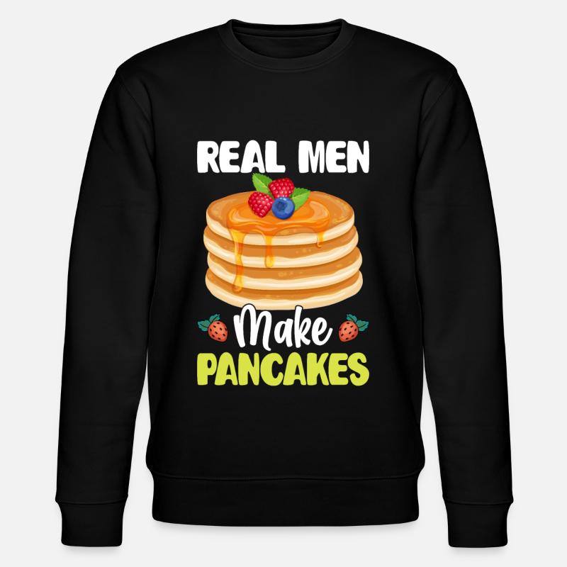Pancake Maker - Stanley/Stella CHANGER Unisex Organic Sweatshirt - black