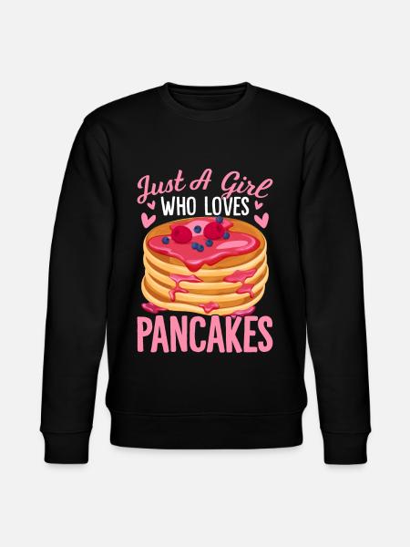Funny Pancake Maker - Stanley/Stella CHANGER Unisex Organic Sweatshirt - black