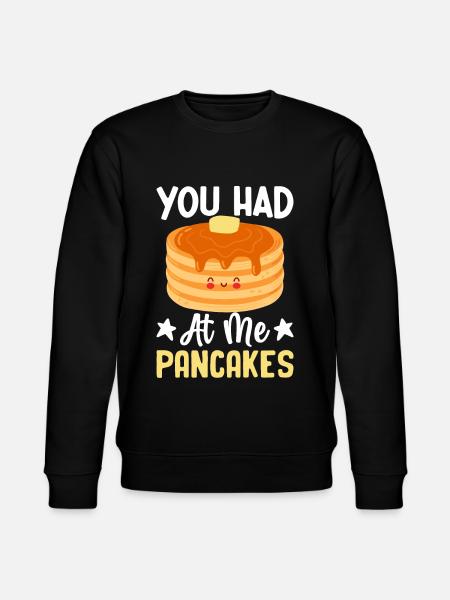 Funny Pancake Maker - Stanley/Stella CHANGER Unisex Organic Sweatshirt - black