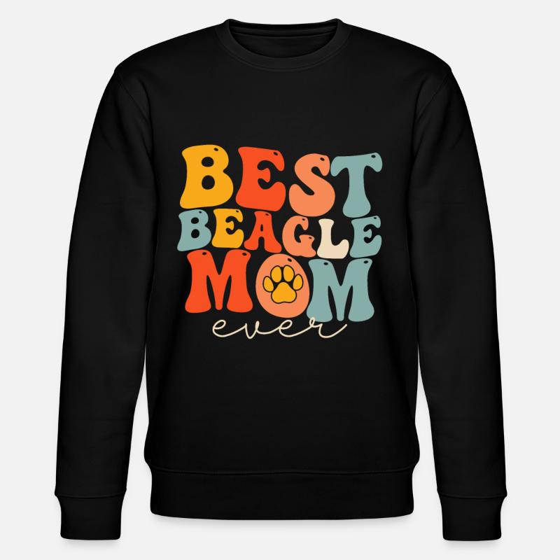 Groovy chien Beagle amant - Sweat bio CHANGER Stanley/Stella Unisexe - noir