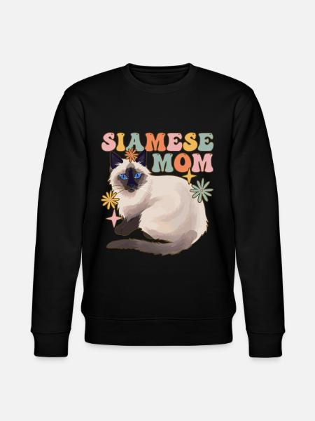 Groovy Cat Lover - Stanley/Stella CHANGER Unisex Organic Sweatshirt - black