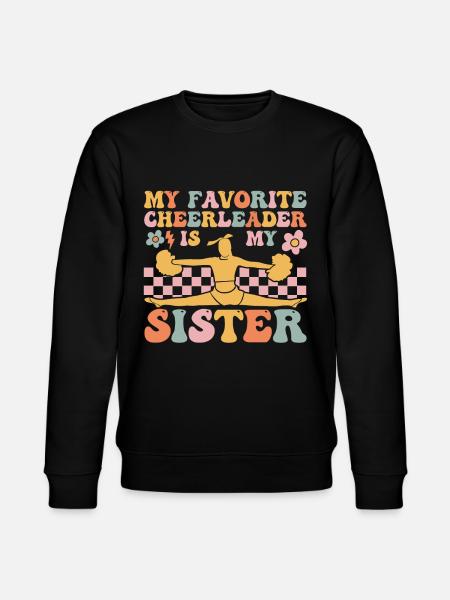 Groovy Cheerleading - Stanley/Stella CHANGER Unisex Organic Sweatshirt - black