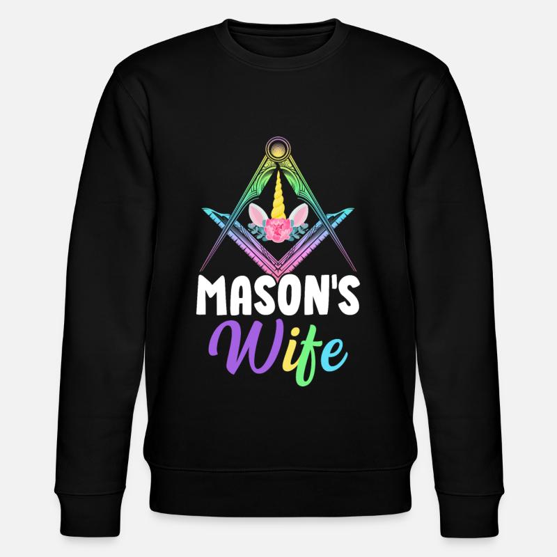 Franc-maçon Maître Franc-maçonnerie - Sweat bio CHANGER Stanley/Stella Unisexe - noir