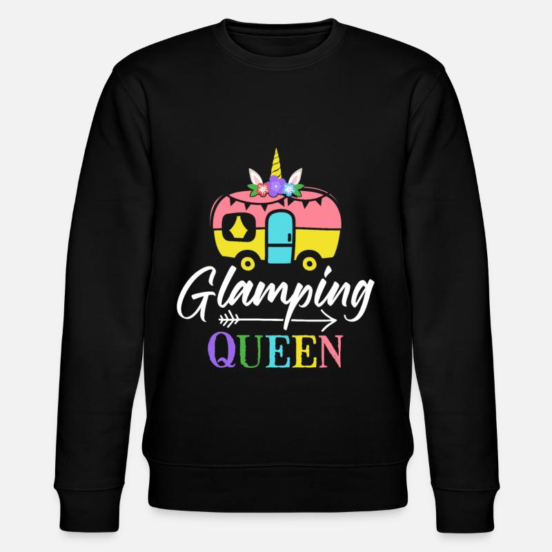 Weiblicher Glamper - Stanley/Stella Unisex Bio-Sweatshirt CHANGER  - Schwarz