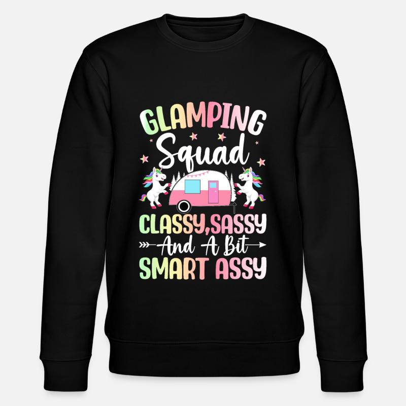 Glamping Team Glamper - Stanley/Stella CHANGER Unisex Organic Sweatshirt - black