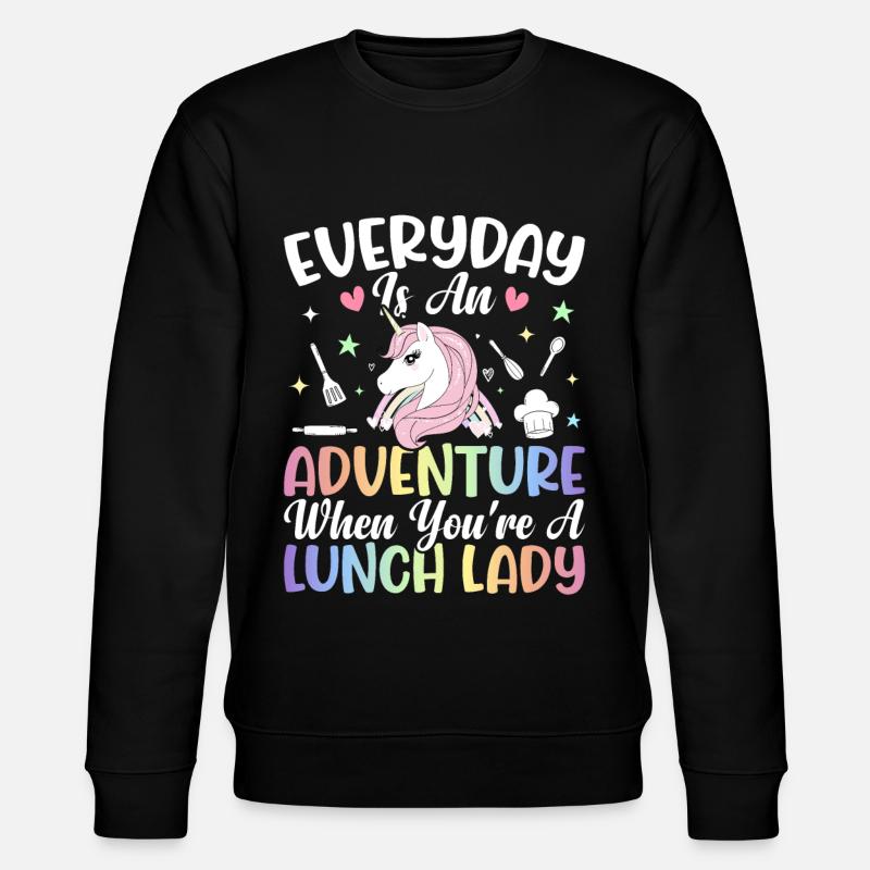 Cafeteria Crew - Stanley/Stella CHANGER Unisex Organic Sweatshirt - black
