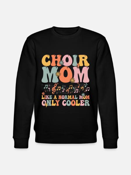 Groovy Singer Singing Chorister - Stanley/Stella CHANGER Unisex Organic Sweatshirt - black