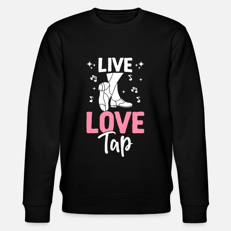 Tanz Stepptänzer - Stanley/Stella Unisex Bio-Sweatshirt CHANGER  - Schwarz