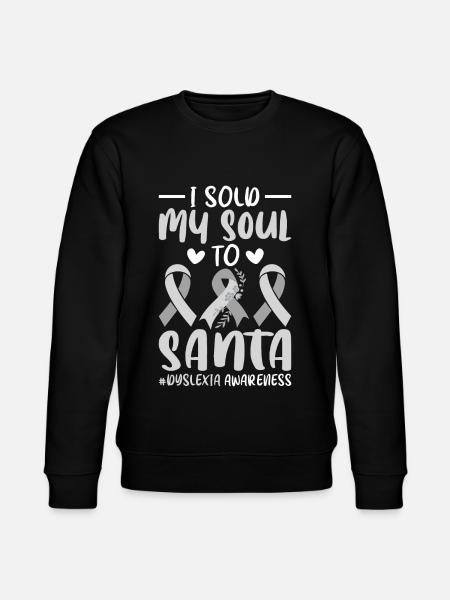 Funny Dyslexia Awareness Dyslexic - Stanley/Stella CHANGER Unisex Organic Sweatshirt - black