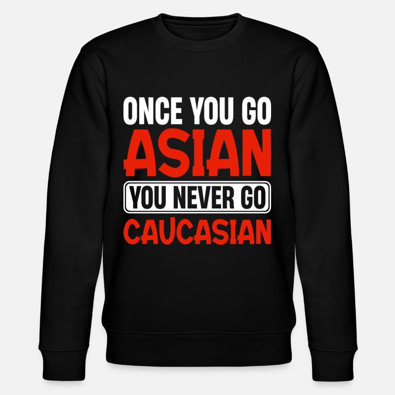 Funny asian pride - Stanley/Stella CHANGER Unisex Organic Sweatshirt - black