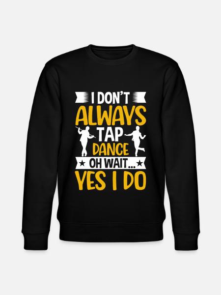 Dancing Tap Dancer - Stanley/Stella CHANGER Unisex Organic Sweatshirt - black
