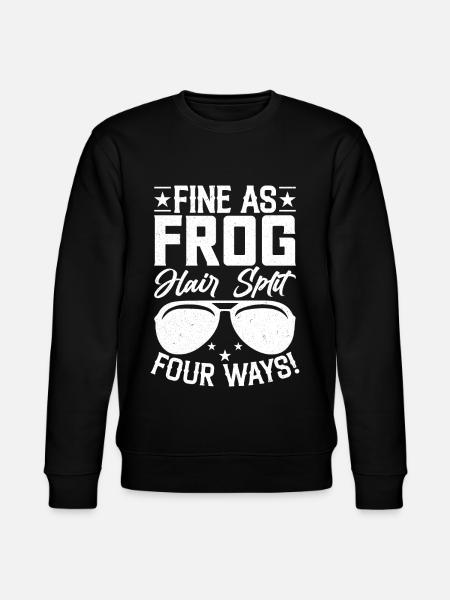 Funny Southern slang - Stanley/Stella CHANGER Unisex Organic Sweatshirt - black