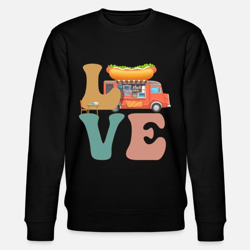 Camion de nourriture - Sweat bio CHANGER Stanley/Stella Unisexe - noir