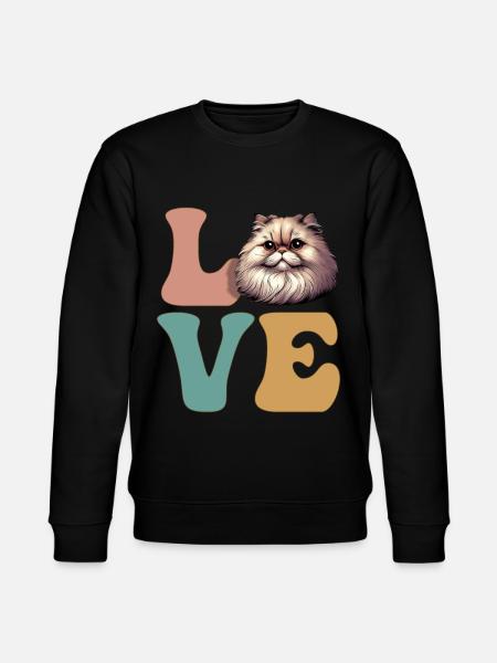 Chat persan - Sweat bio CHANGER Stanley/Stella Unisexe - noir