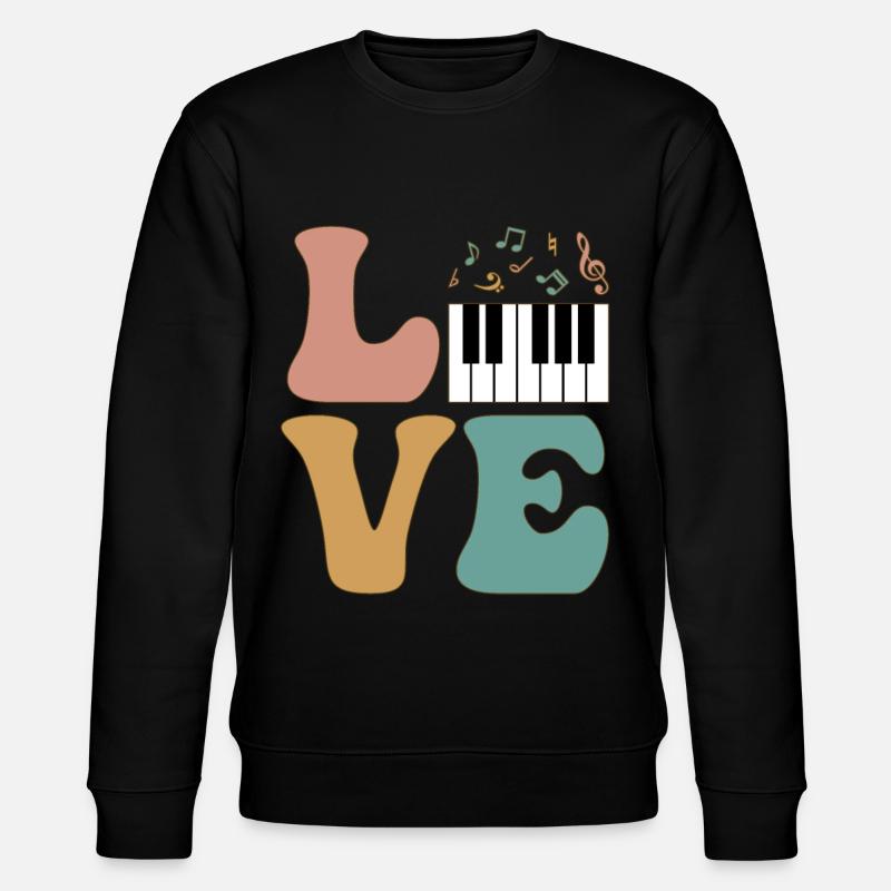 Pianiste Pianiste - Sweat bio CHANGER Stanley/Stella Unisexe - noir