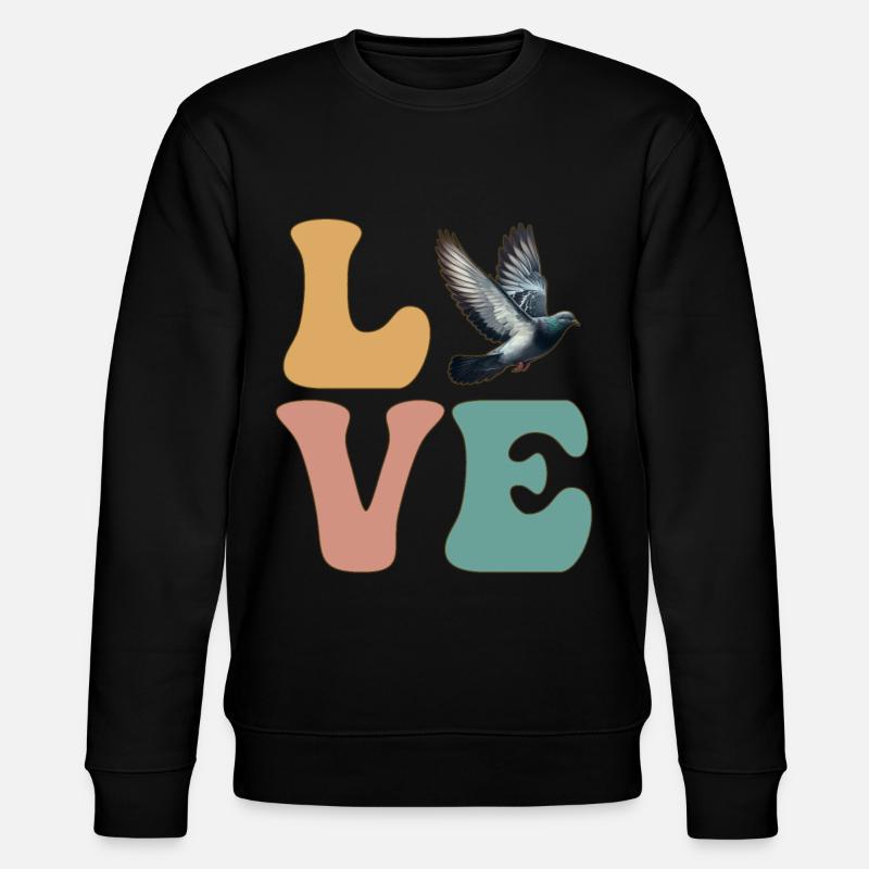Pigeon Oiseau - Sweat bio CHANGER Stanley/Stella Unisexe - noir