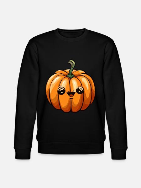 Sacabambaspi Fisk Meme Græskar Halloween - Stanley/Stella økologisk unisex-sweatshirt CHANGER  - sort