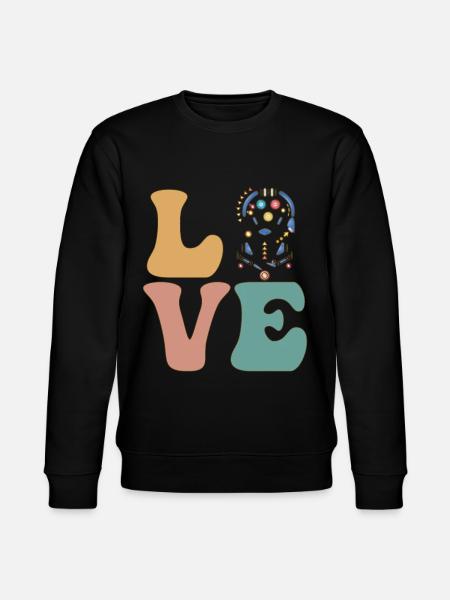 Pinball Arcade Game - Stanley/Stella CHANGER Unisex Organic Sweatshirt - black