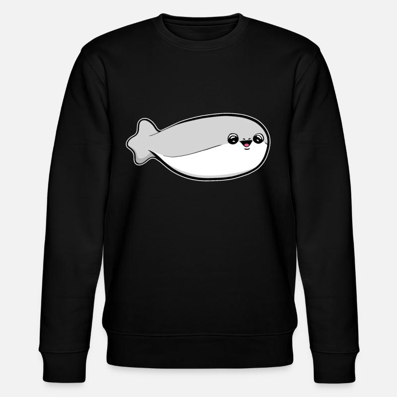 Sacabambaspis Fisch Meme - Stanley/Stella Unisex Bio-Sweatshirt CHANGER - Schwarz