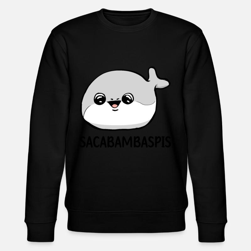 Sacabambaspis Fish Meme - Stanley/Stella CHANGER Unisex Organic Sweatshirt - black