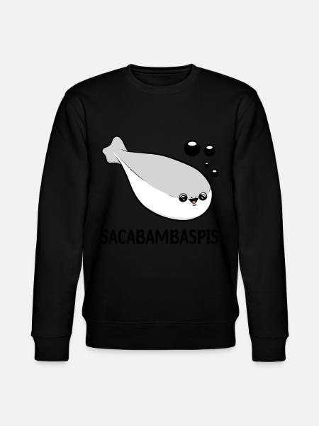 Sacabambaspis Fish Meme - Stanley/Stella CHANGER Unisex Organic Sweatshirt - black