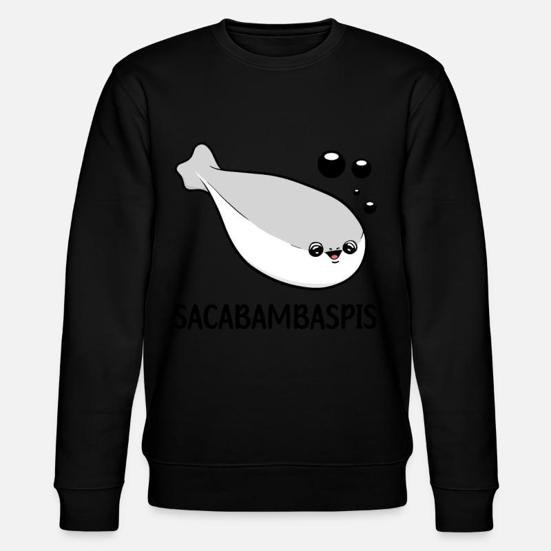 Sacabambaspis Fish Meme - Stanley/Stella CHANGER Unisex Organic Sweatshirt - black