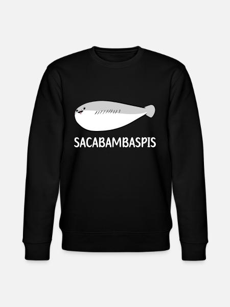 Sacabambaspis Fish Meme - Stanley/Stella CHANGER Unisex Organic Sweatshirt - black